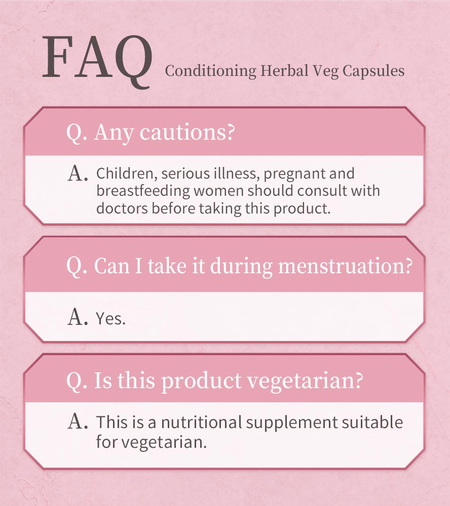 BHKs conditioning herbal is vegetarian.