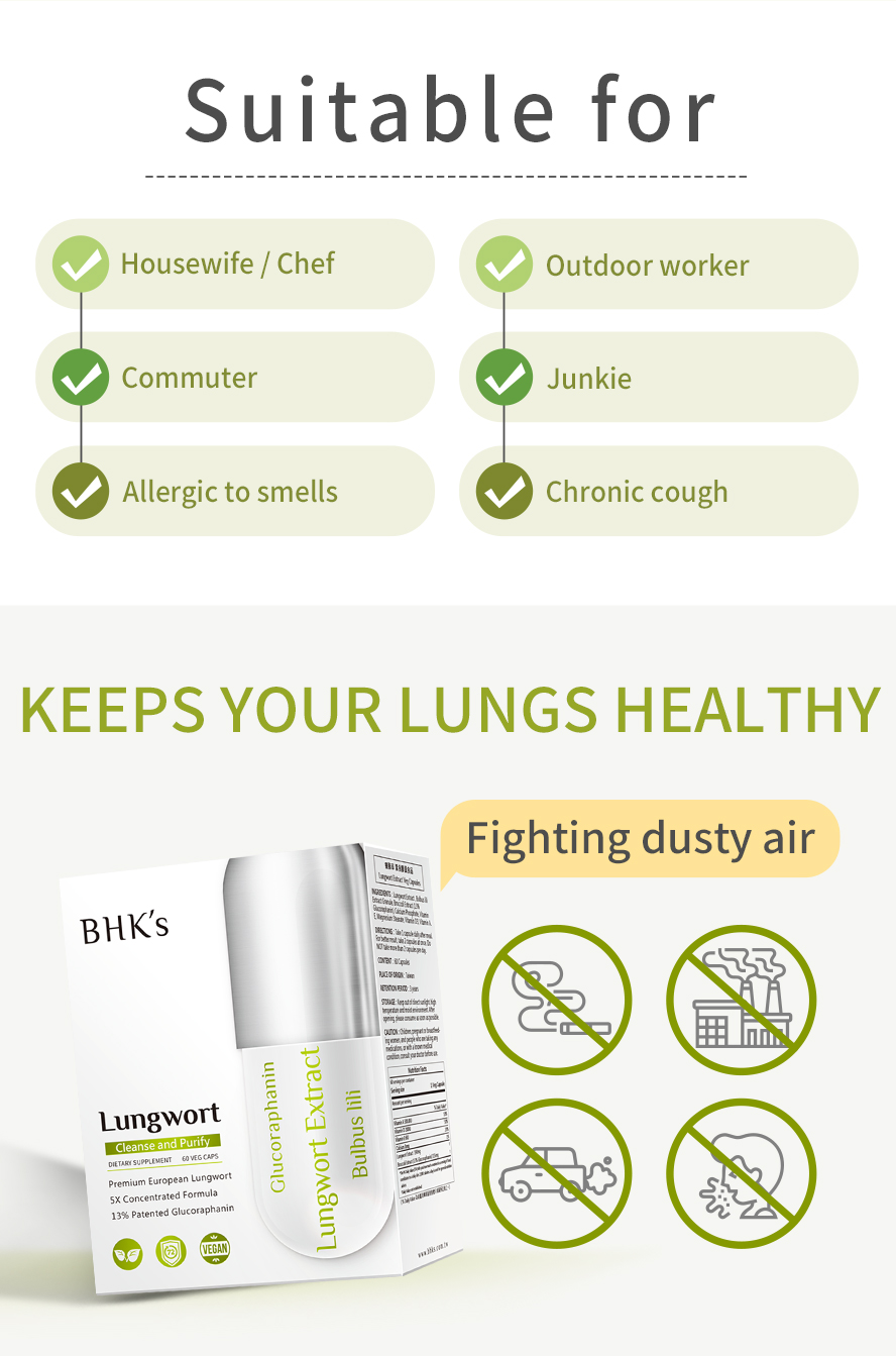 BHK's Lungwort is for smoker, commuter, housewife and people with respiratory tract problems.