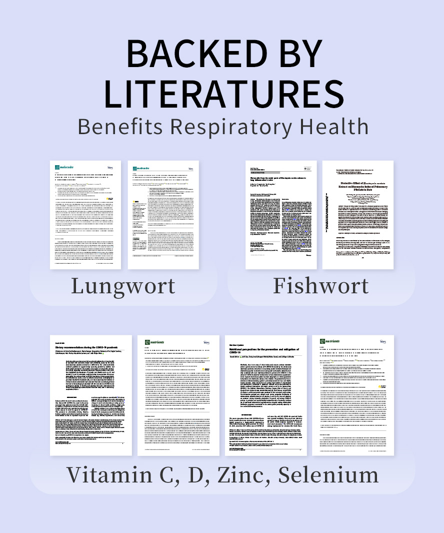 BHK's Lungwort Extract uses ingredients that are proven can benefit respiratory health.