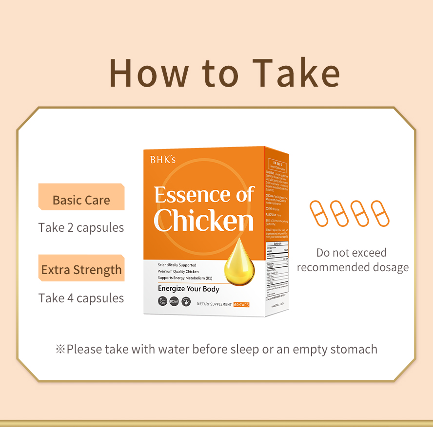 A study has shown that taking chicken essence daily can help combat mental fatigue and improve concentration.