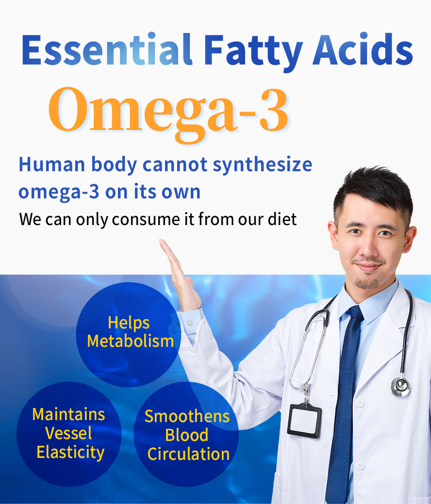The importance of supplementing Omega-3, an indispensable fatty acid for the human body