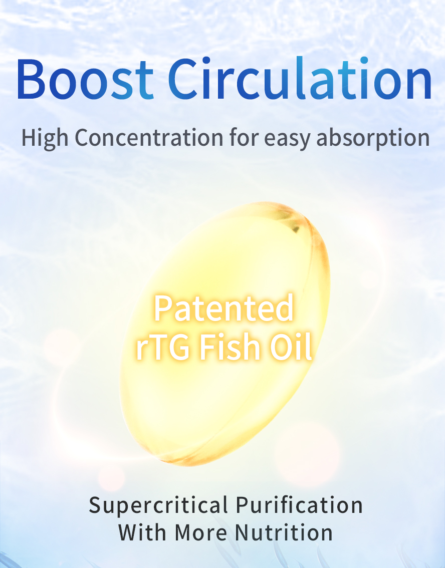 Patented rTG type fish oil, golden ratio