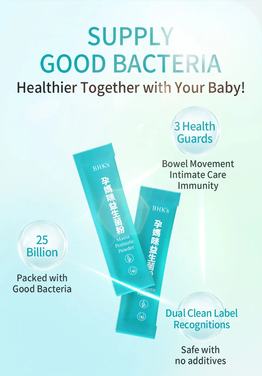 How to take BHK's MaMa Probiotic Powder.