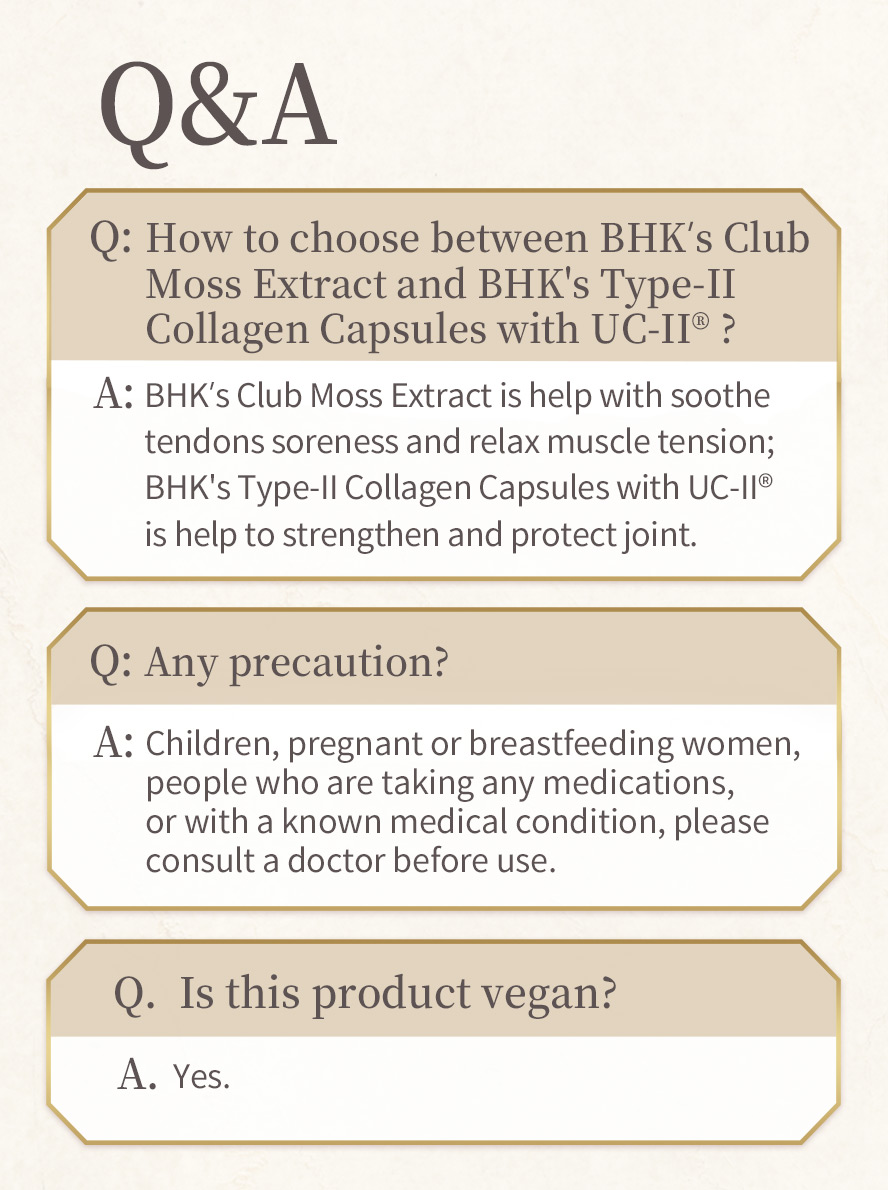 BHKs Club Moss Herb Veg Capsules can relax the muscle tension, increase blood circulation