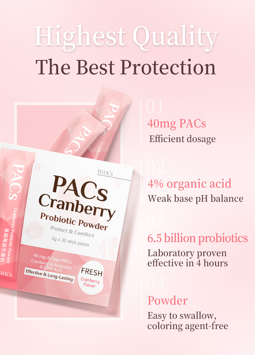 With powder form,maximum absorption formulation, easy to swallow, and effective to deal with women's private area health problem