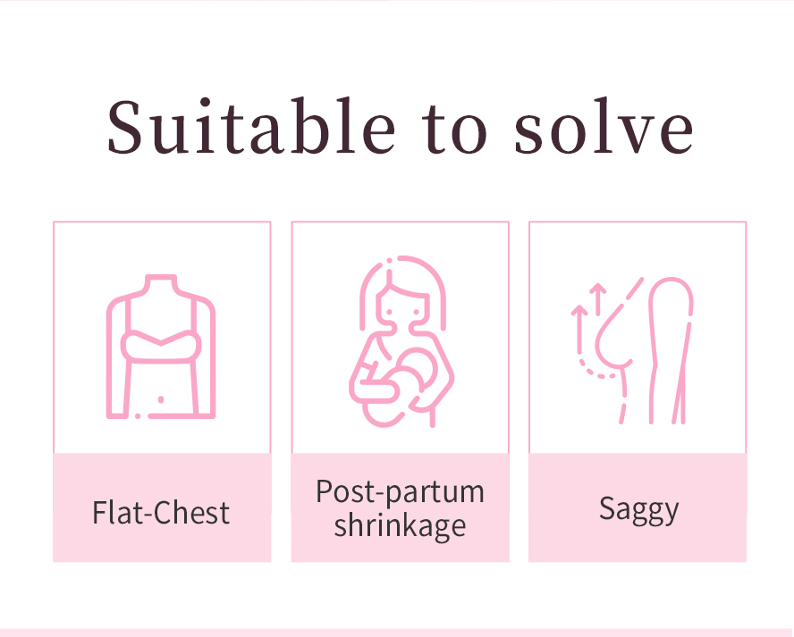 Saggy and shrinking breast solution, suitable for those after giving birth 