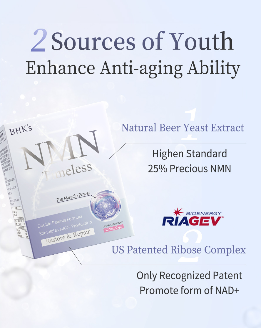 BHK's NMN uses patented NMN to enhance skin anti-aging ability