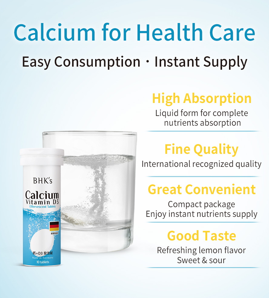 International recognized quality of calcium in liquid form for complete nutrients absorption with refreshing flavor to drink.
