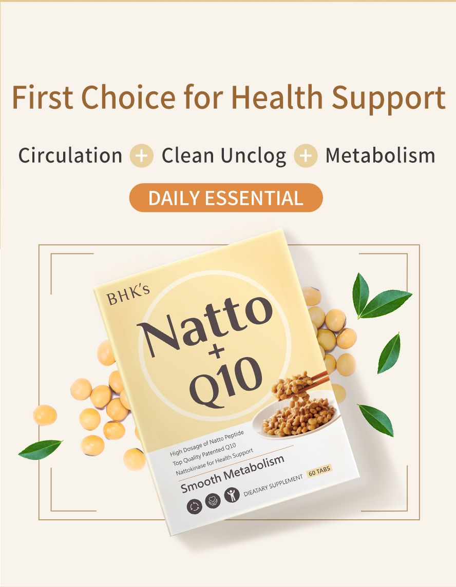 Heart health essential supplement for blood circulation, clean vessels and metabolism.