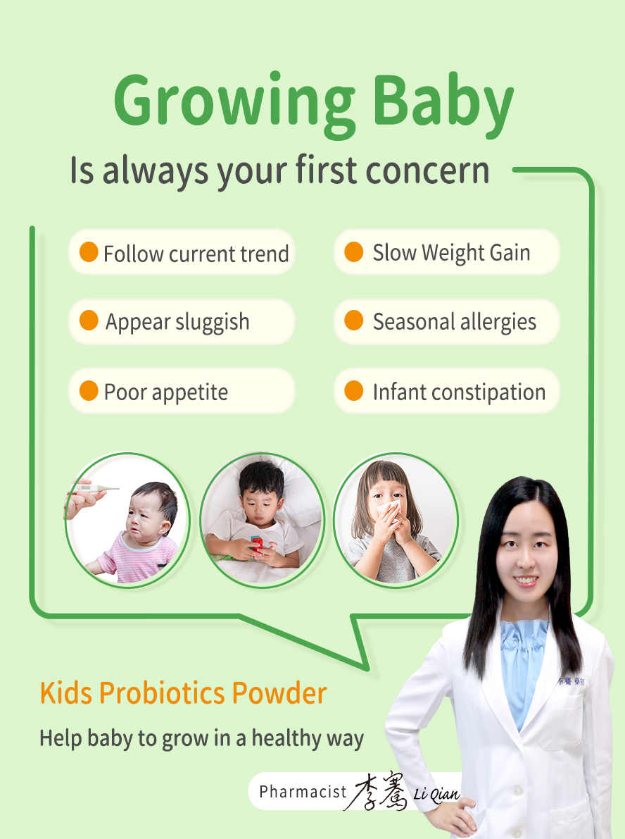 BHK's Probiotic can help support kid's digestive and immune system and maintain healthy.