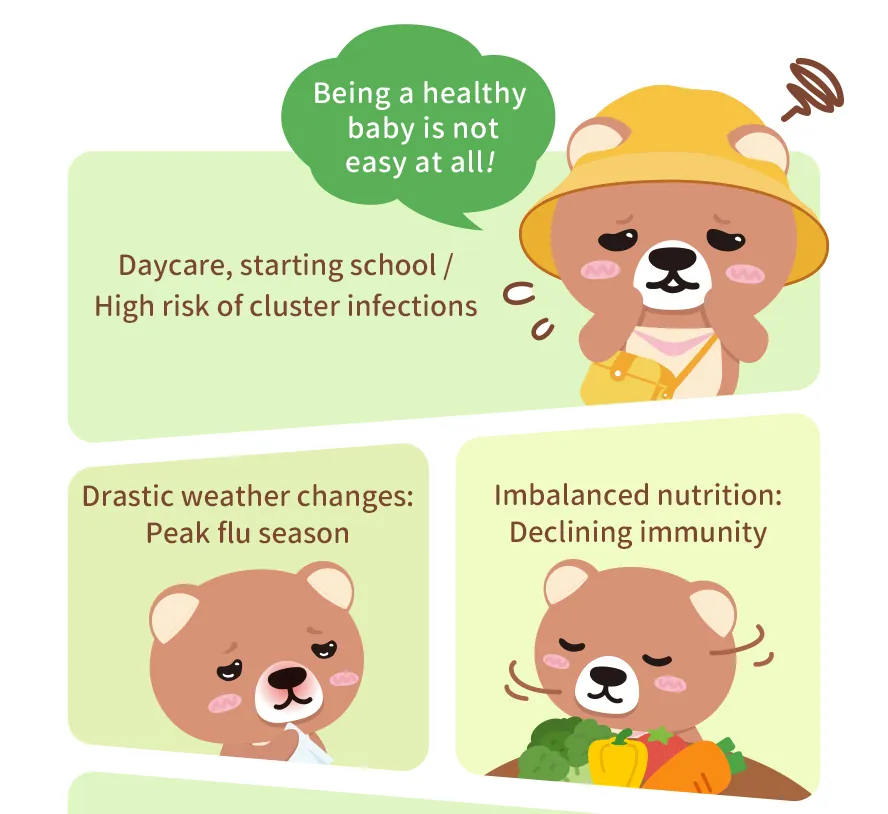 After 6 months of age, babies' resistance should be strengthened. When children enter socializing with peers such as kindergartens and schools, they are prone to catching colds due to clustering.