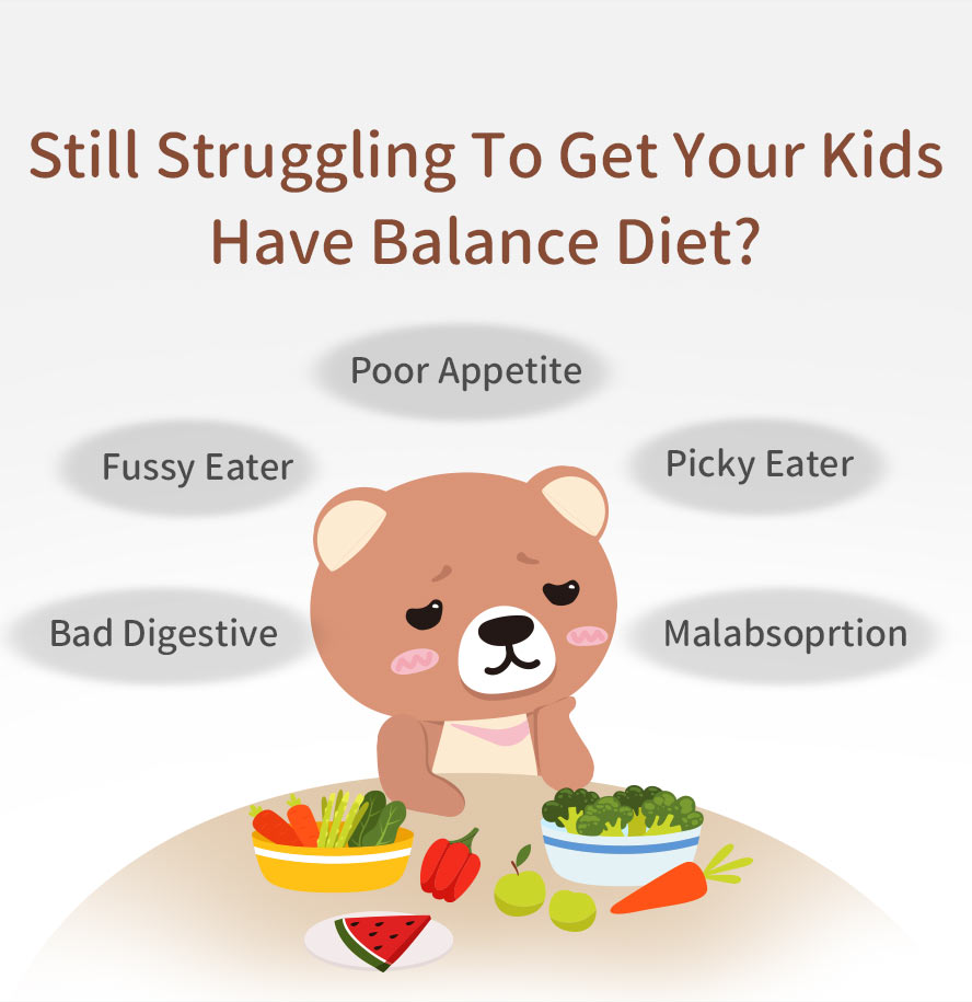 Serious picky eater, imbalance nutrition 