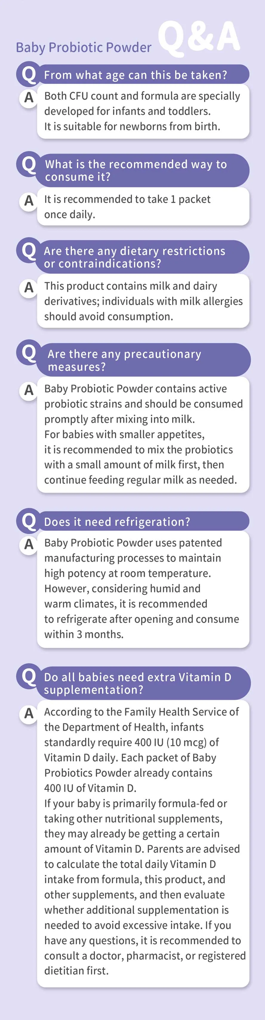 BHK's Baby Probiotic Powder Q&A.