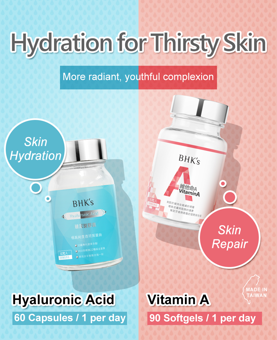 BHK's Hyaluronic-acid and vitamin A smooth the appearance of fine lines and wrinkles.