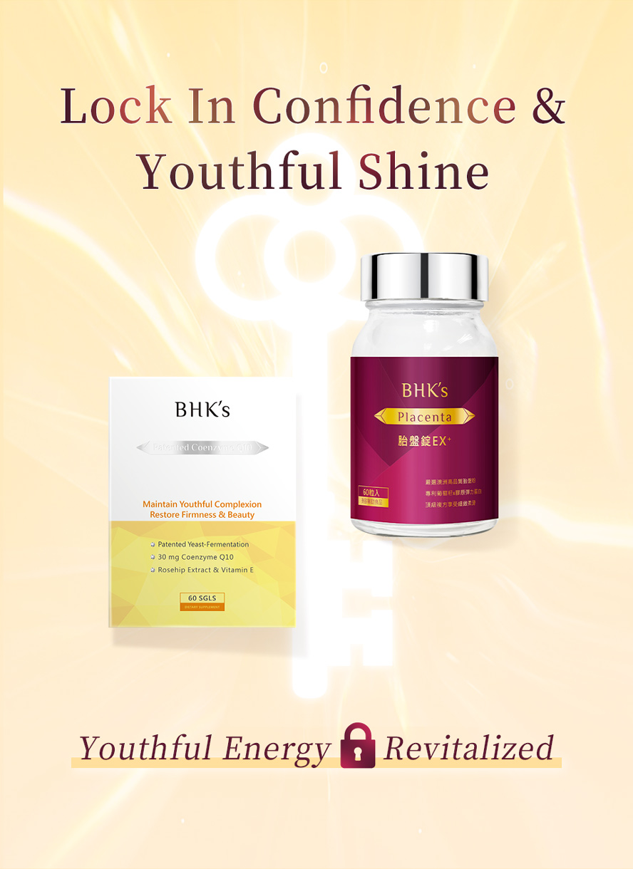 BHK's placenta contains EGF and FGF ingredients for always give skin a healthy glow