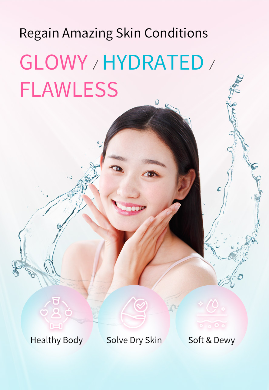 BHK's Vitamin B Complex+Iron and BHK's Hyaluronic Acid make you healthy and help you regain glwoing and hydrated skin condition