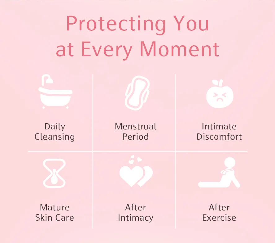 With its mild properties, BHK's Crimson Mousse EX2 is perfect for daily use, during menstruation, or when experiencing itching and odor.