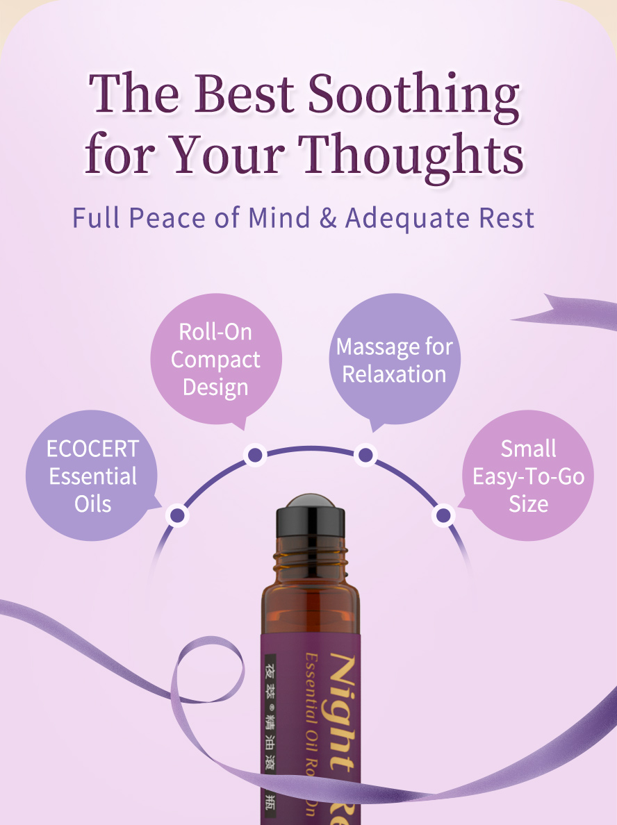 BHK's Night Relax Essential Oil Roll-On has roll-on compact design for relaxing massage prupose and small easy-to-go size for you to bring along.
