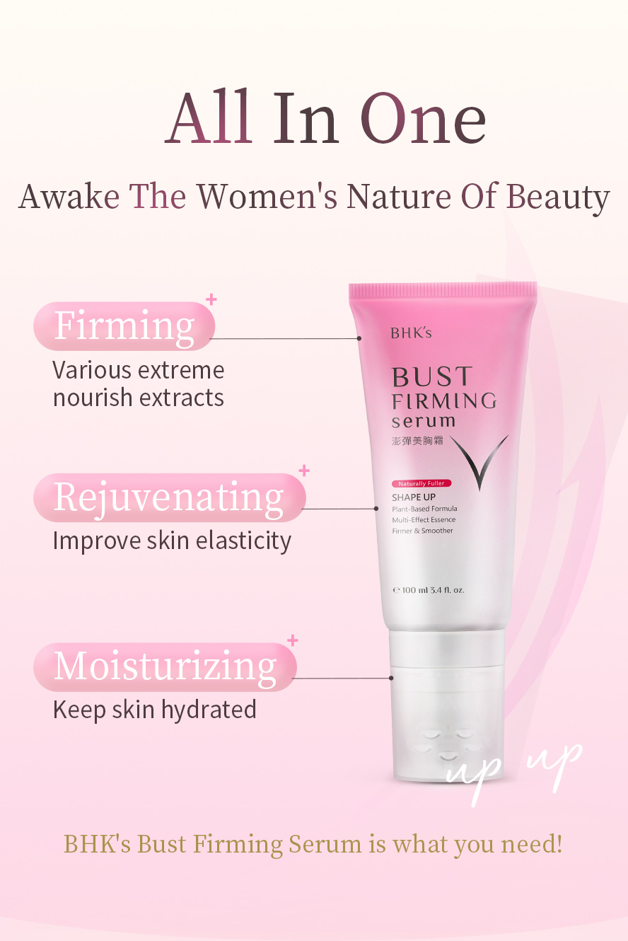 BHK's Bust Firming Serum can solve breast concern, effectively increase & improve the shape of breast, significant breast size improvement after constant used of it.