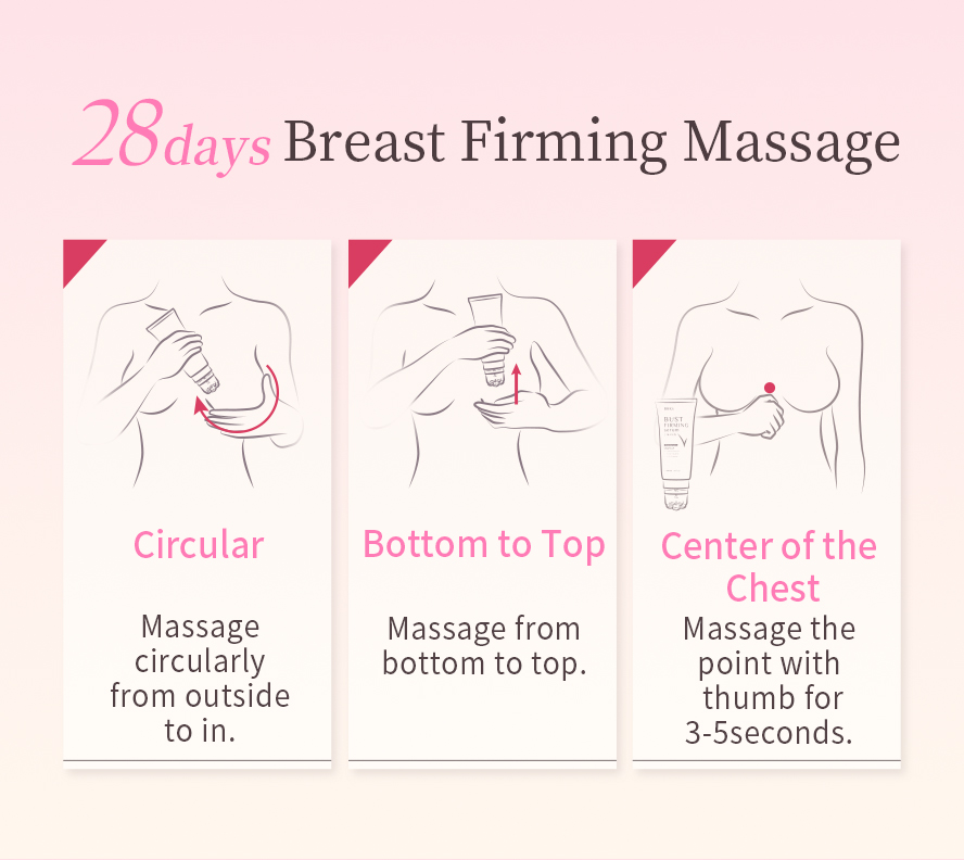 Clinical trial proven BHK's Bust Firming Serum can significantly lift breast & promote smooth skin after 28 days of use; Fuller & firmer breast after 56 days of use