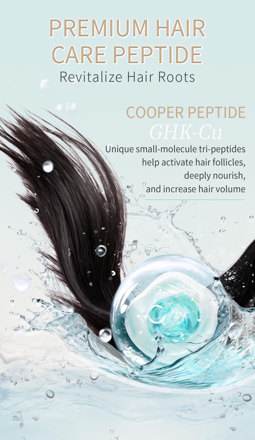 BHK's Hair Tonic has unique copper tripeptide with small molecule for best absorption to promote hair growth & deep nourishment