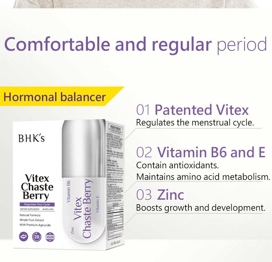 BHK's VitexEveningPrimrose restore balance in a woman's cycle