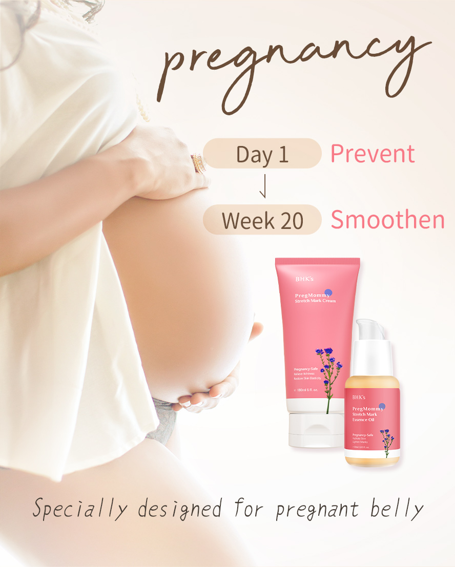 Belly care from the first day of pregnancy.
