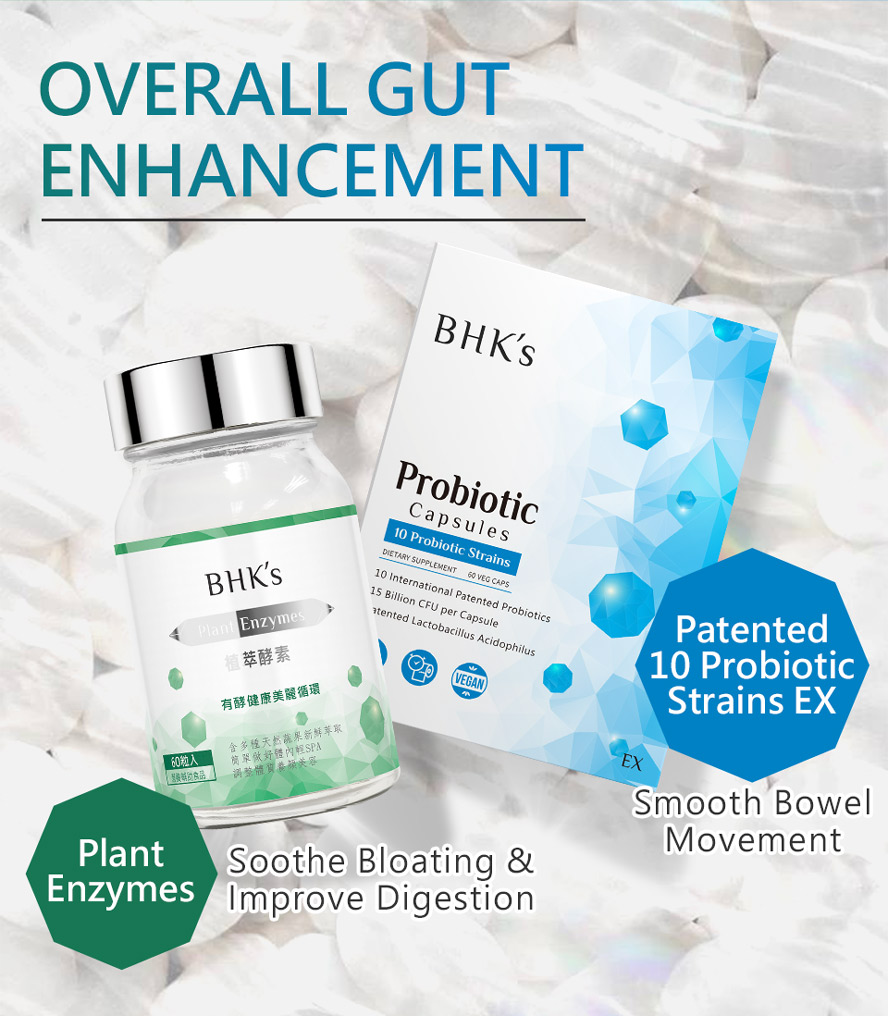 BHK's Probiotic Enzyme  can helps people having a healthy digestion.