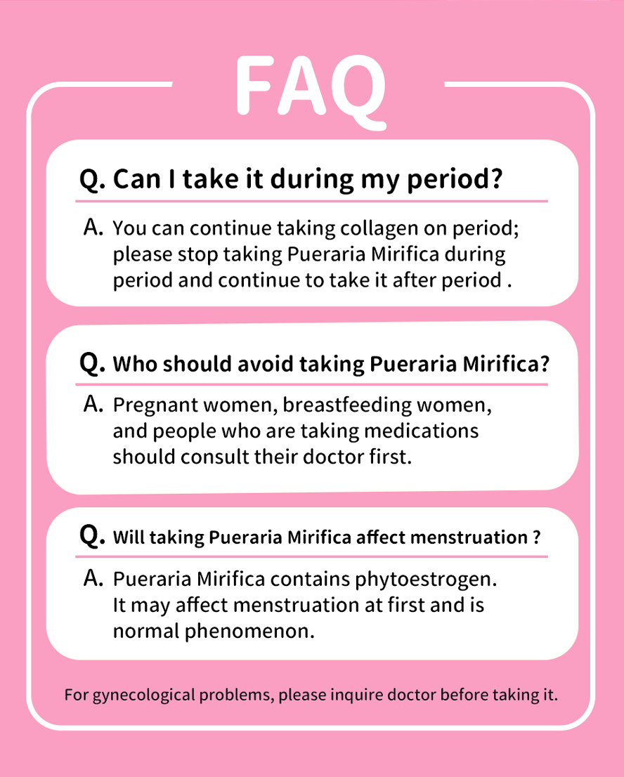 Please don't take Pueraria Mirifica on period