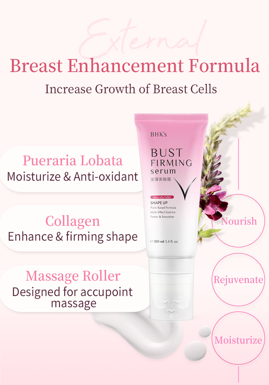 BHK's Bust Firming Serum to increase the growth of breast, Pueraria Lobata,collagen, breast massage roller