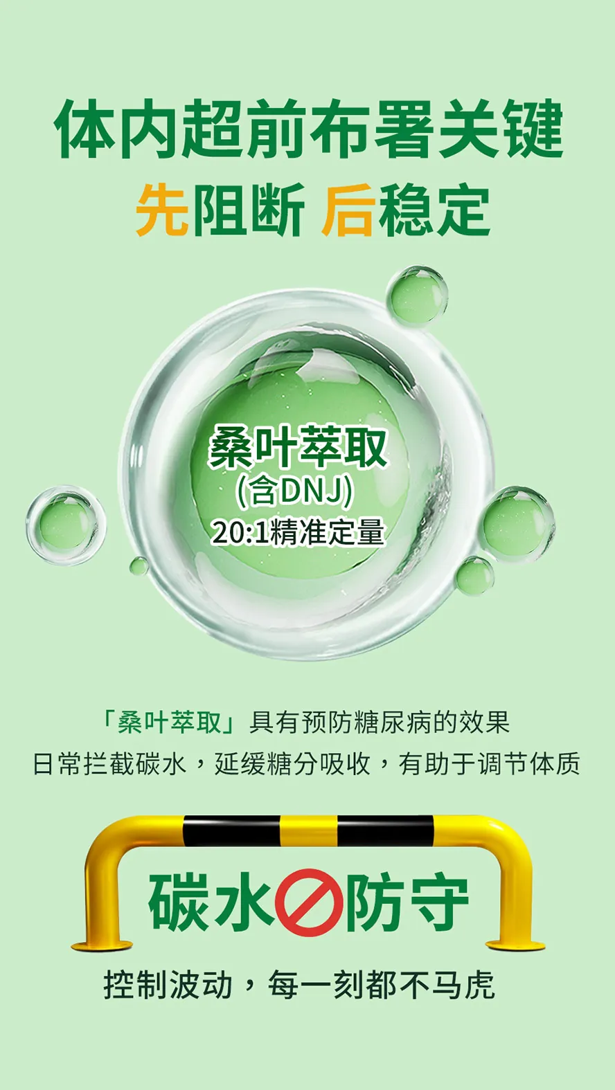 BHK's专利苦瓜胜肽EX2添加桑叶萃取,有效延缓糖分吸收,减低血糖波动