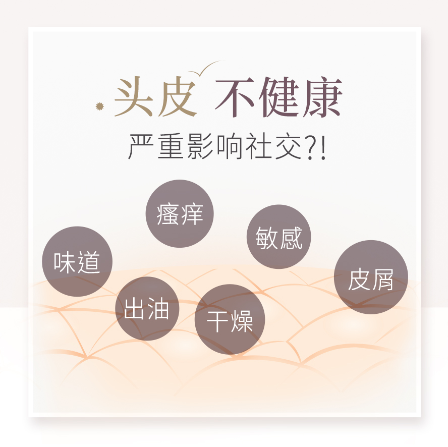 针对出油、搔痒、头皮屑的解决办法。