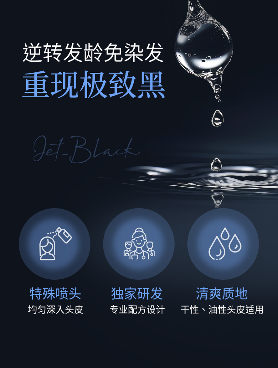 BHK唤黑养发液，专业头皮配方，干性、油头任何头皮都适用。
