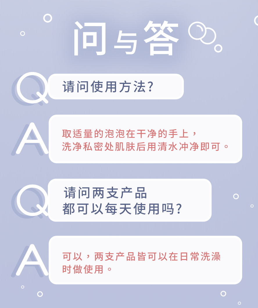 Use BHK's intimate cleansing mousse and UNIQMAN intimate cleansing mousse are gentle mild acidic pH formula and may be used every day.