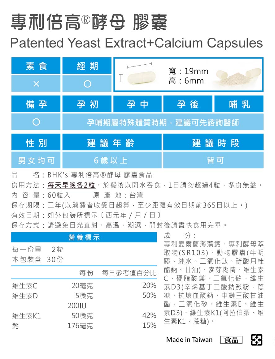 专利倍高成分与剂量介绍。