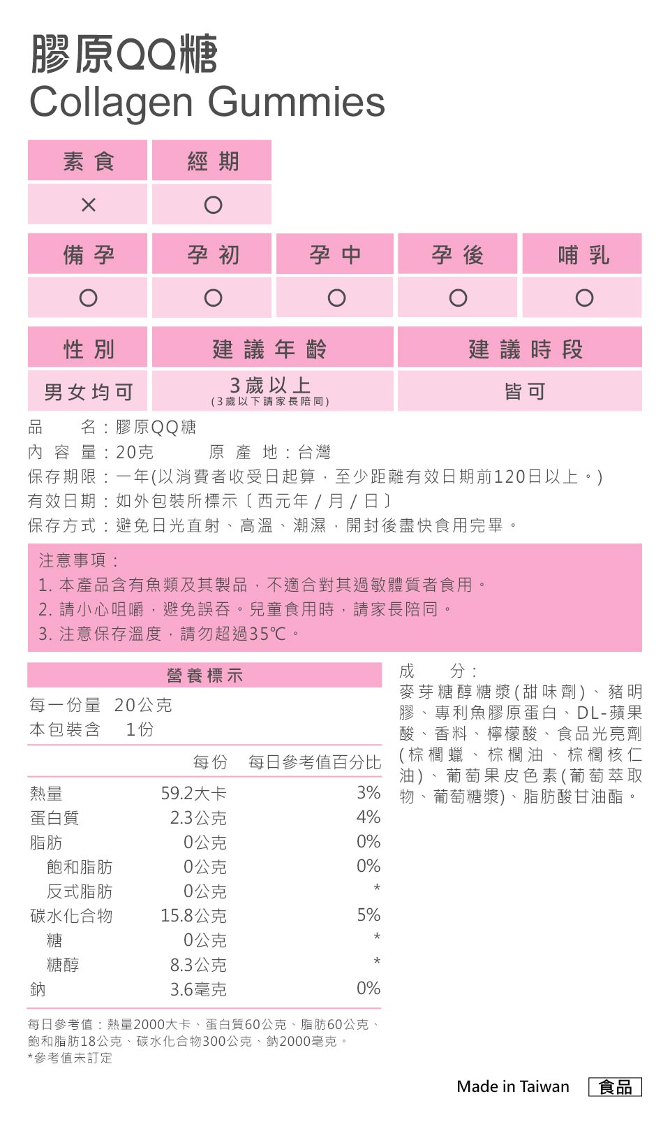 健康零食隨時可以補充，無腥味好口感。
