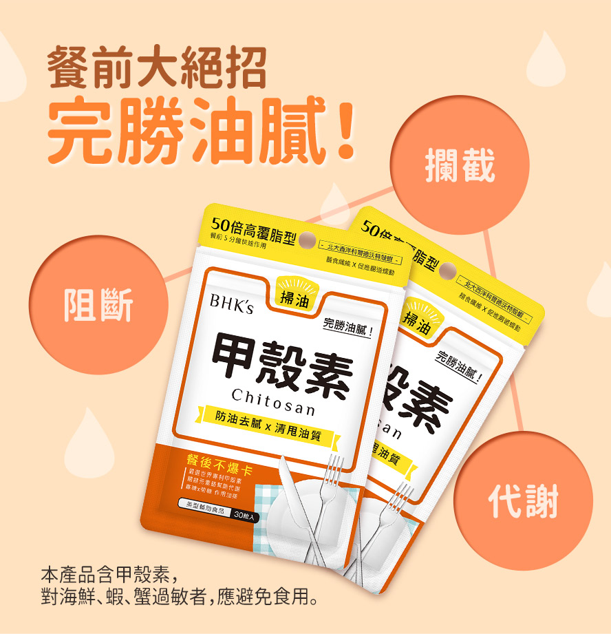 持續吃一個月BHK甲殼等同騎單車120小時,打網球72小時及游泳48小時