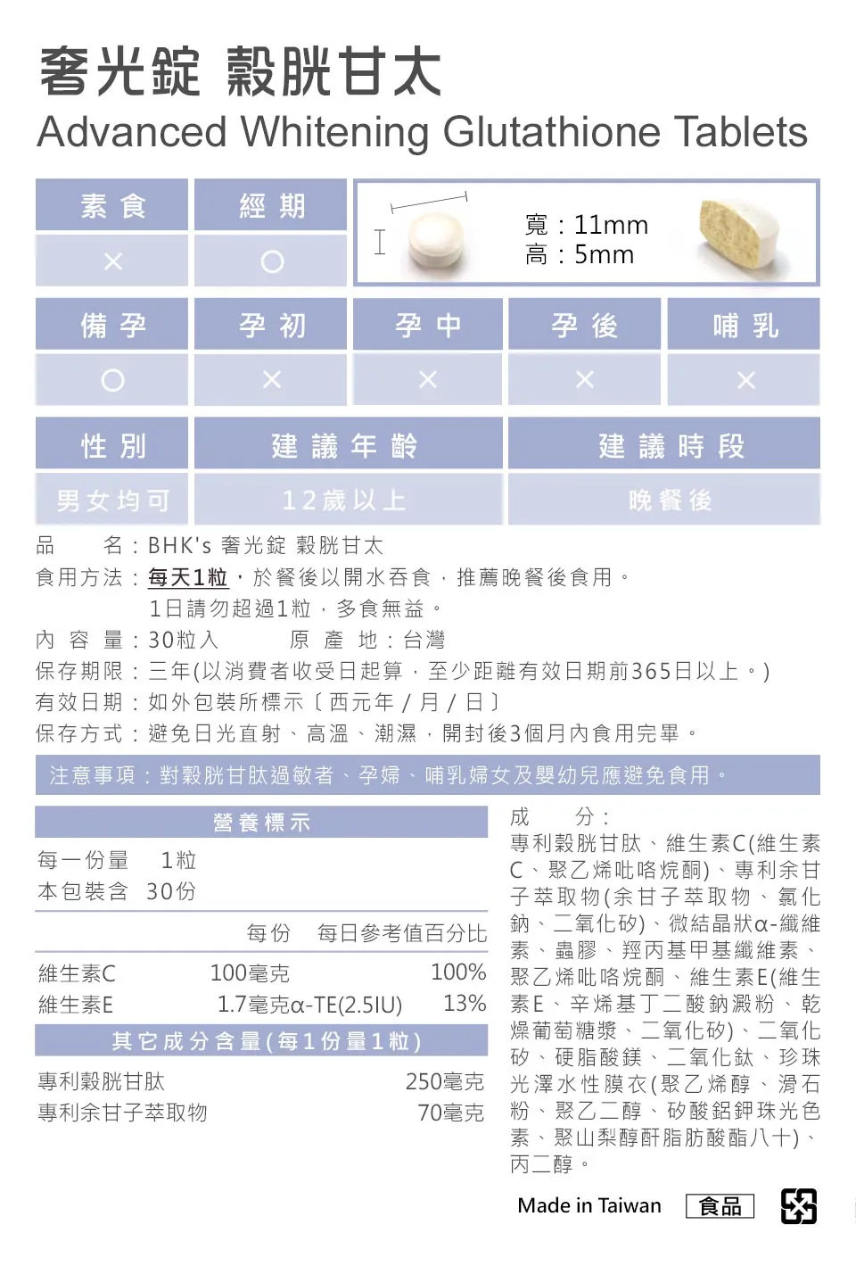 BHK's奢光錠怎麼吃