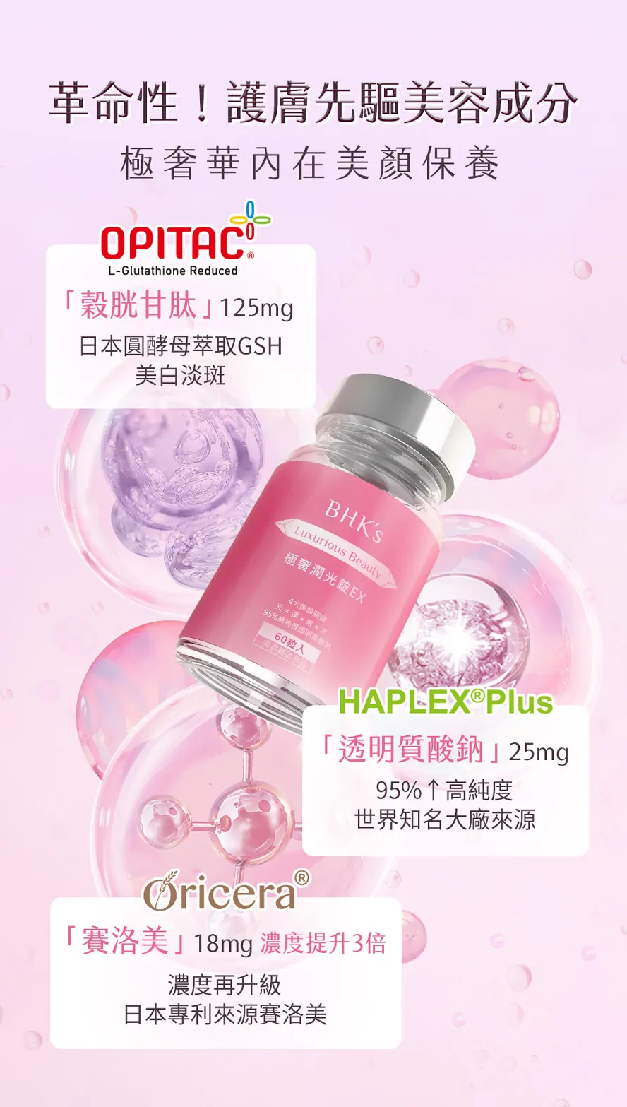 BHK's極奢潤光女神必備約會神器,讓你素顏也美麗