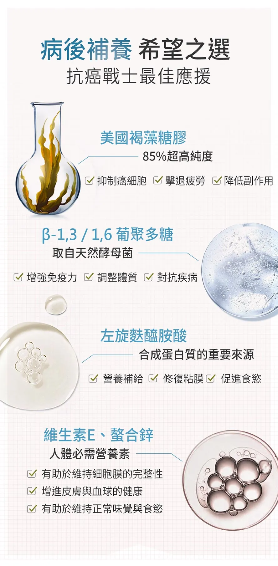 BHK's褐藻糖膠葡聚多糖超越靈芝,營養補給,增強體力