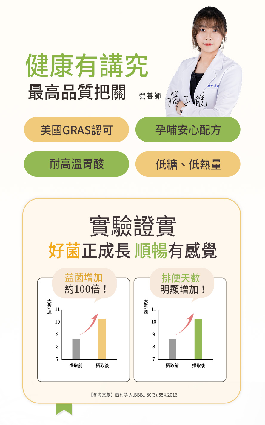 BHKS膳食纖維飲，低糖、低熱量，證實有助排便。