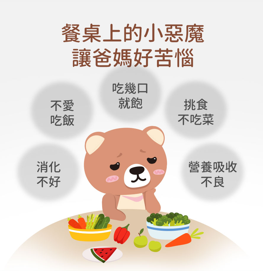 孩子挑食偏食，當心營養失衡。