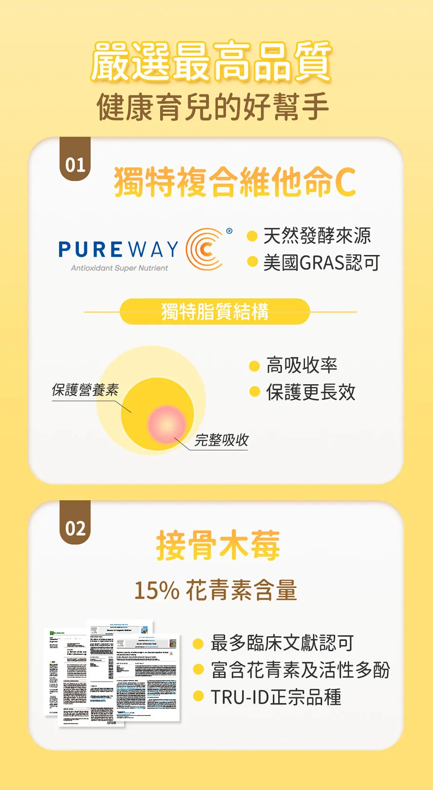 BHKs兒童維他命C的優點。