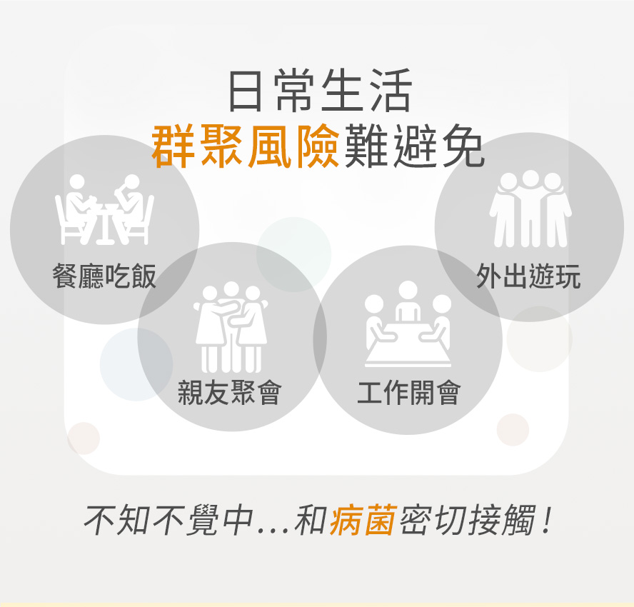 保護自己，降低風險建議補充維他命C、D。
