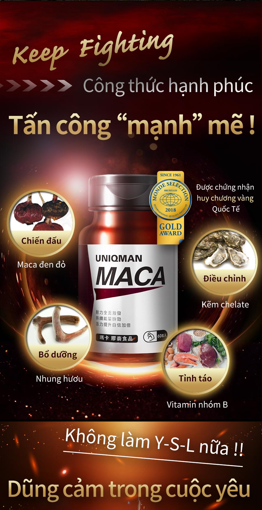 thực phẩm chức năng tăng cường sinh lý cho nam giới, thêm nhung huơu và kẽm chelate, bổ sung dinh dưỡng toàn diện