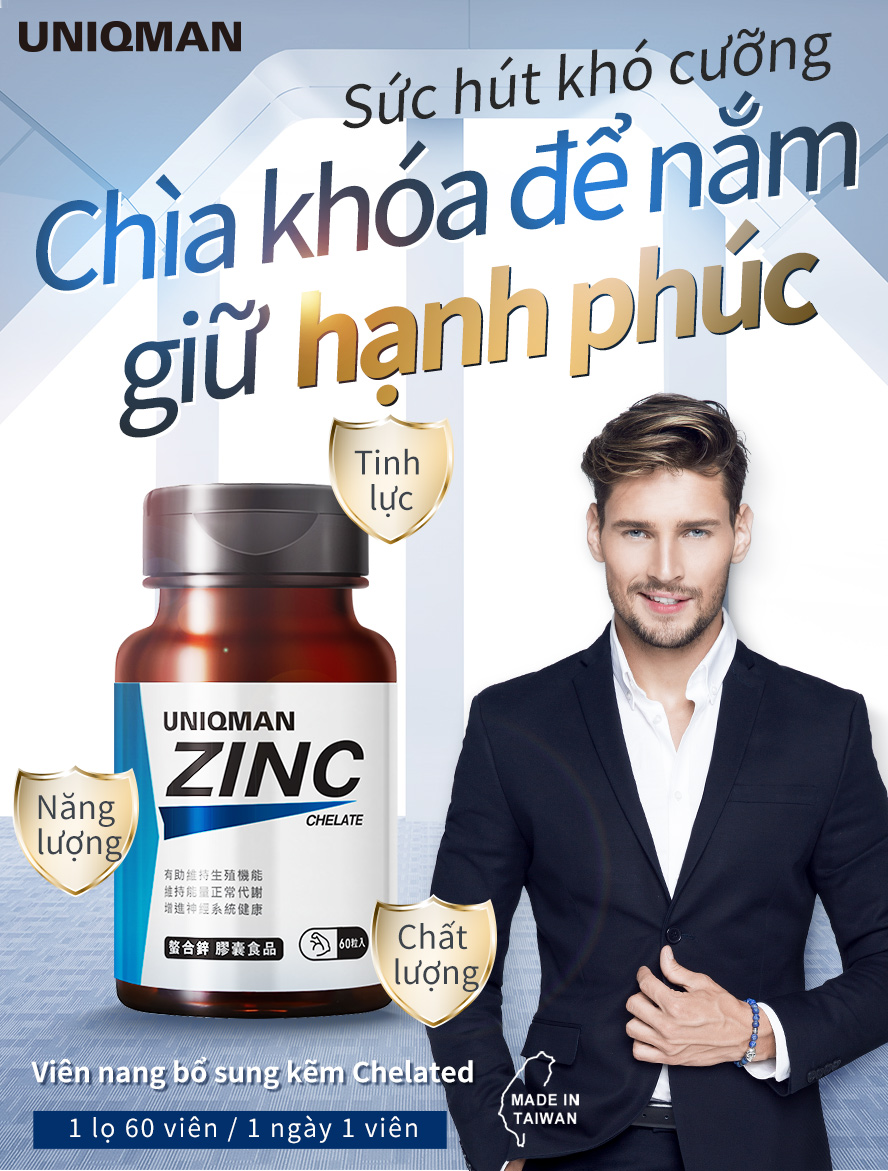 bổ sung dưỡng chất cần thiết cho nam giới, duy trì chức năng sinh sản và tuyến tiền liệt