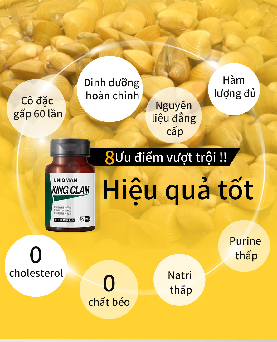chiết xuất cô đặc 60 lần không có cholesterol, là dinh dưỡng thiết yếu bổ sung cho gan