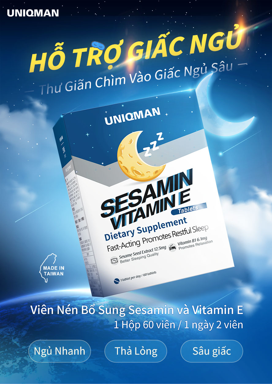 hỗ trợ ngủ ngon, cải thiện tình trạng mất ngủ