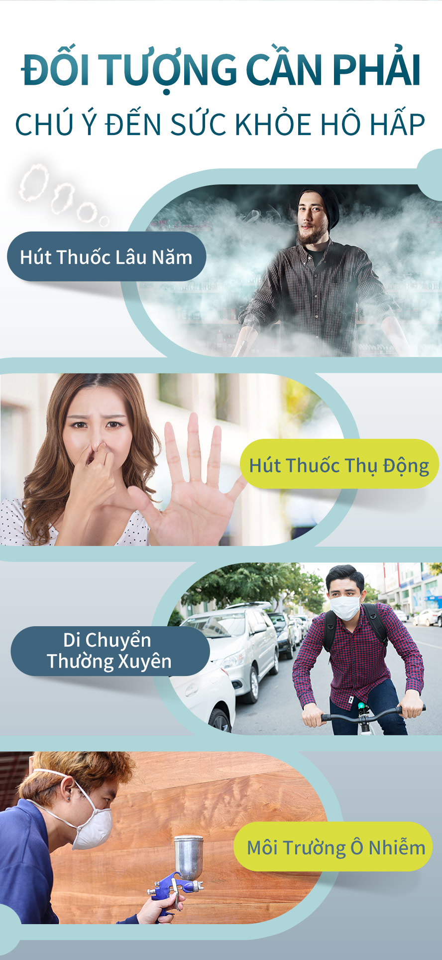 do hút thuốc hoặc khói thuốc của những người xung quanh, hoặc muốn tốt cho đường hô hấp đều có thể bổ sung viên nang lá cỏ phổi