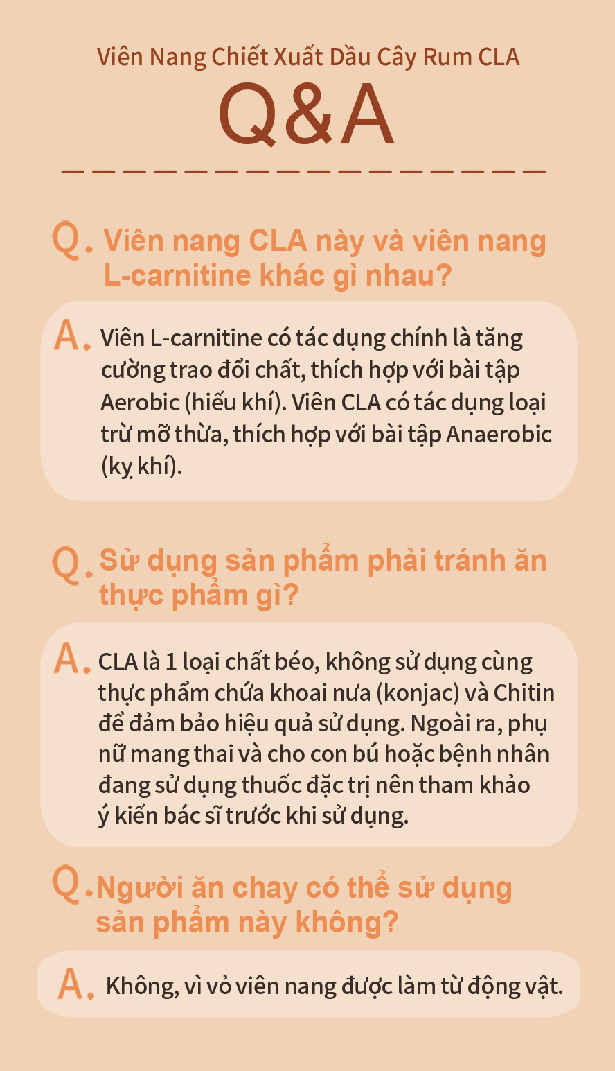 không thích hợp cho người ăn chay